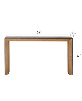 + 1 Pc. + Wooden + Modern Design for Narrow Entryways + Console Table