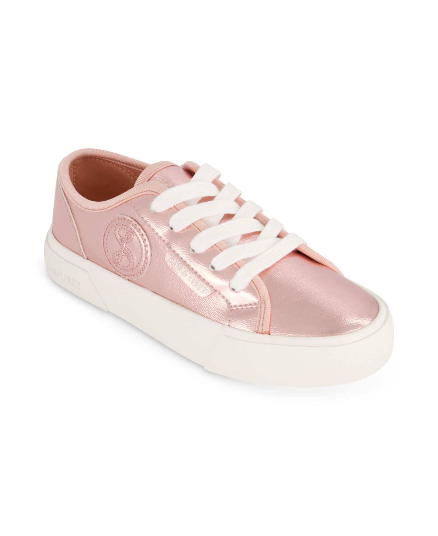 Кроссовки Sam and Libby Davie Dina Court Lace Up Sneaker для девочек, цвет: Пудровый — фото 1