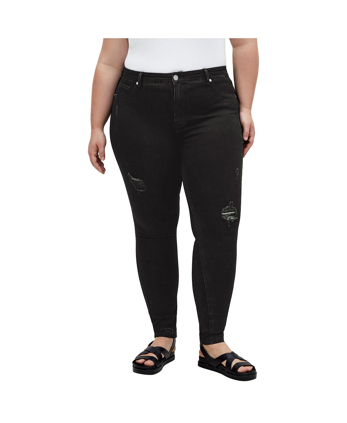 CITY CHIC Plus Size Harley Nola Jean view 1 — MAYCSS fashion products