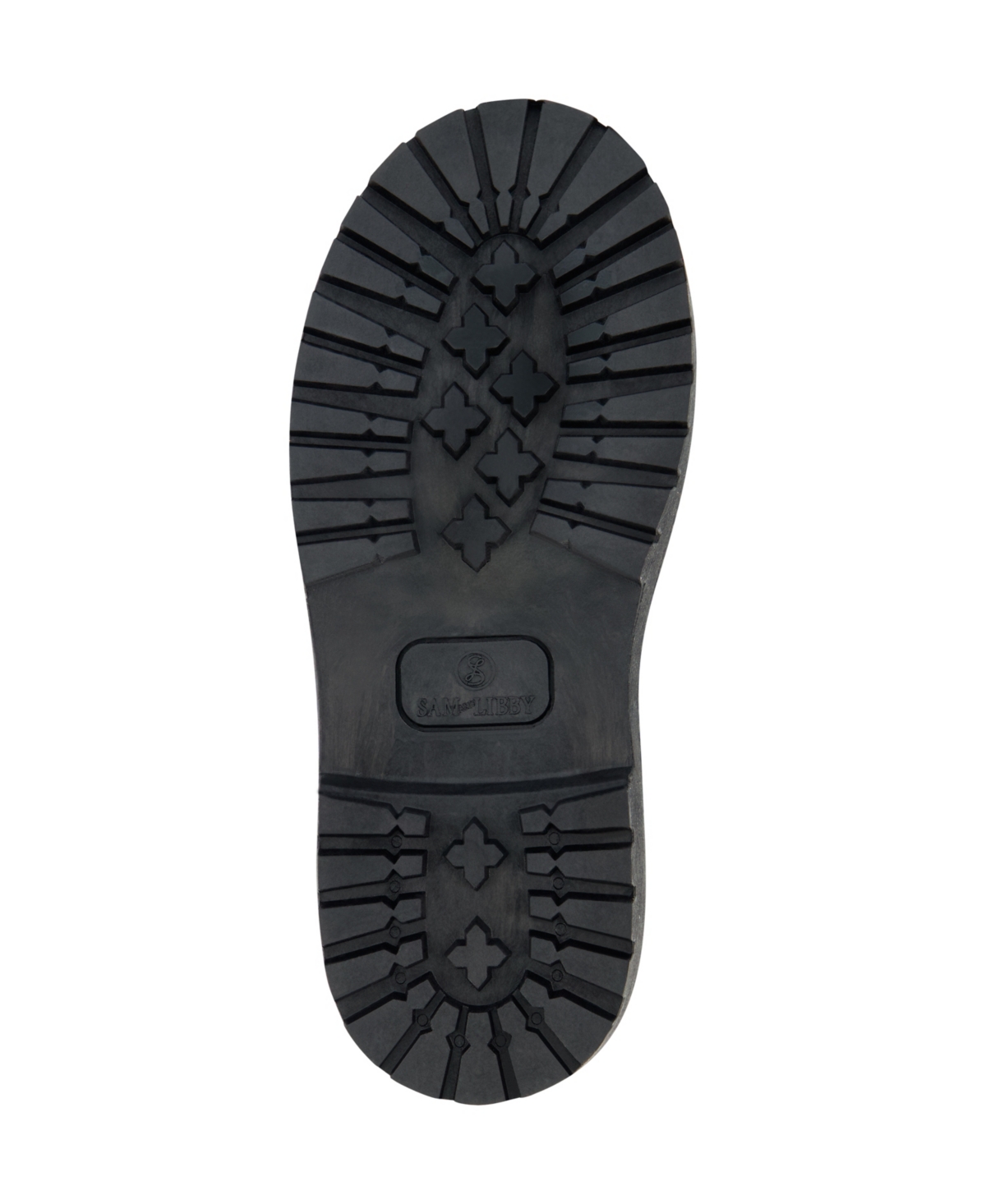 Sam & Libby Little And Big Girls Combat Lib Classic Moto Boot In Black