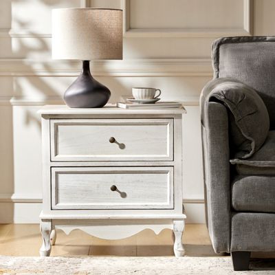 Pallantium Classical 24" Tall 2 - Drawer End Table