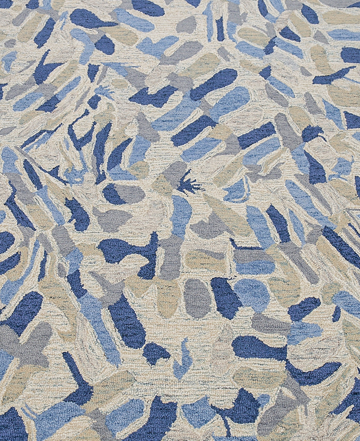 Exquisite Rugs Botanica 6810 Area Rug, 5' X 8' In Navy,ivory