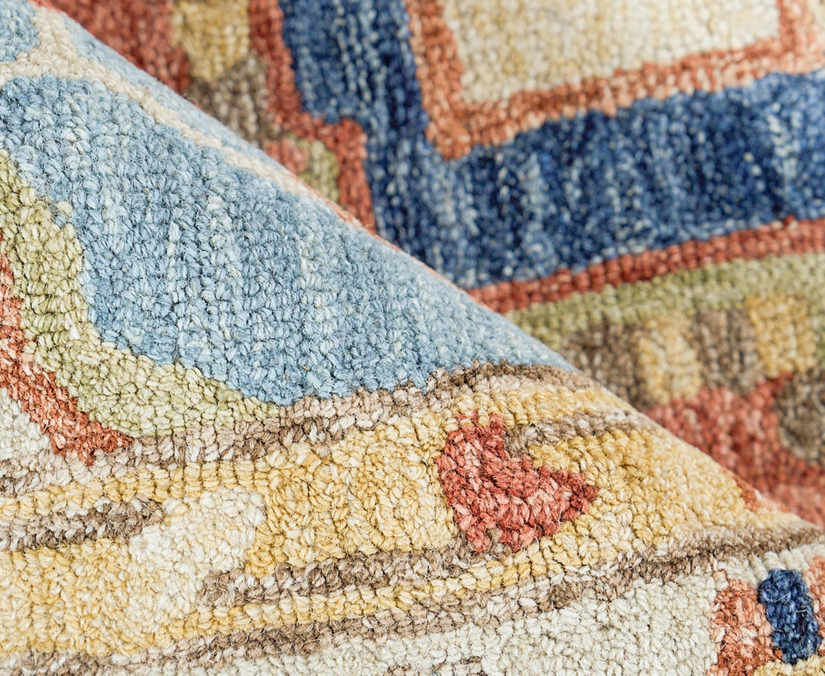 Exquisite Rugs Richmond Serapi 6796 8'x10' Area Rug In Beige,red