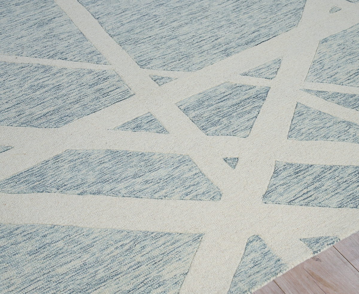 Exquisite Rugs Miami 6791 Area Rug, 6' X 9' In Silver