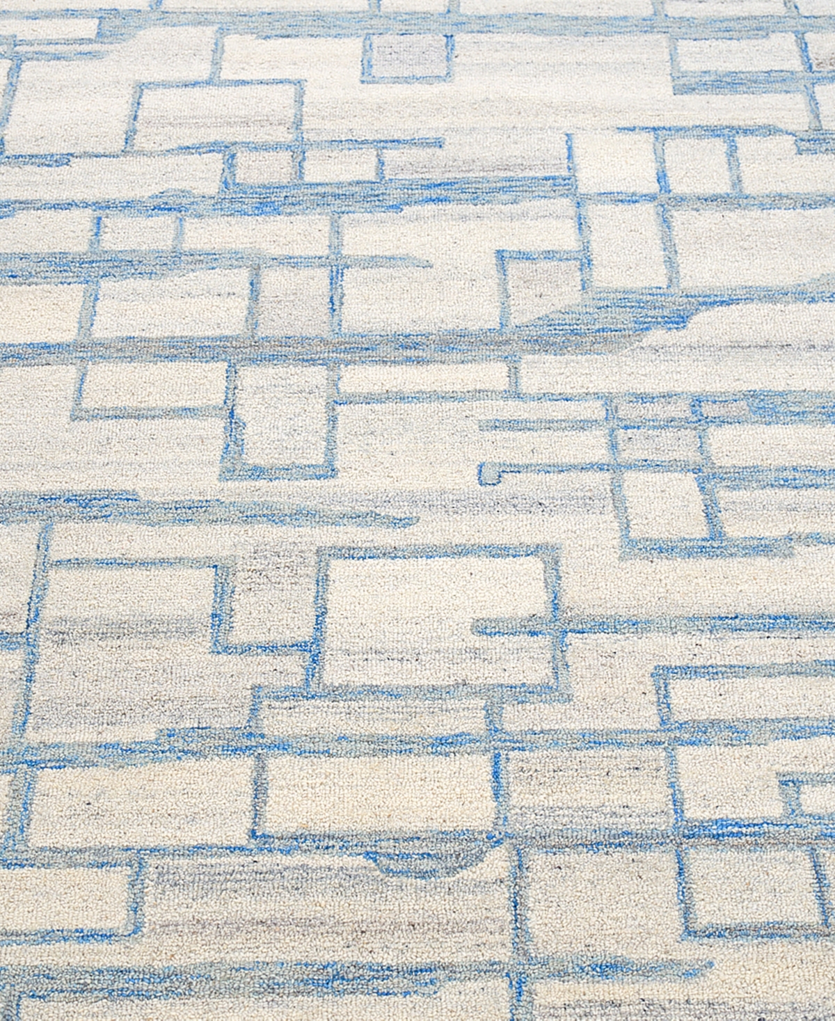 Exquisite Rugs Naturals 6780 6'x9' Area Rug In Blue,ivory