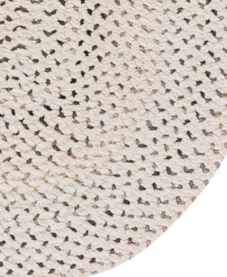 Dramatic Static 0027 2'3"x9' Oval Runner Area Rug