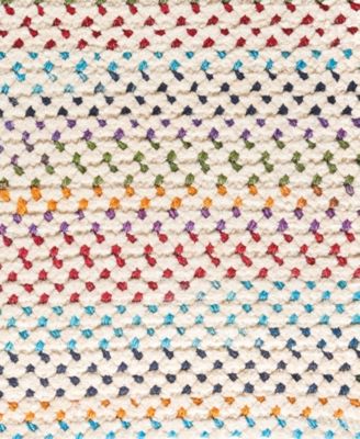 Dramatic Static 0027 2'3"x9' Runner Area Rug