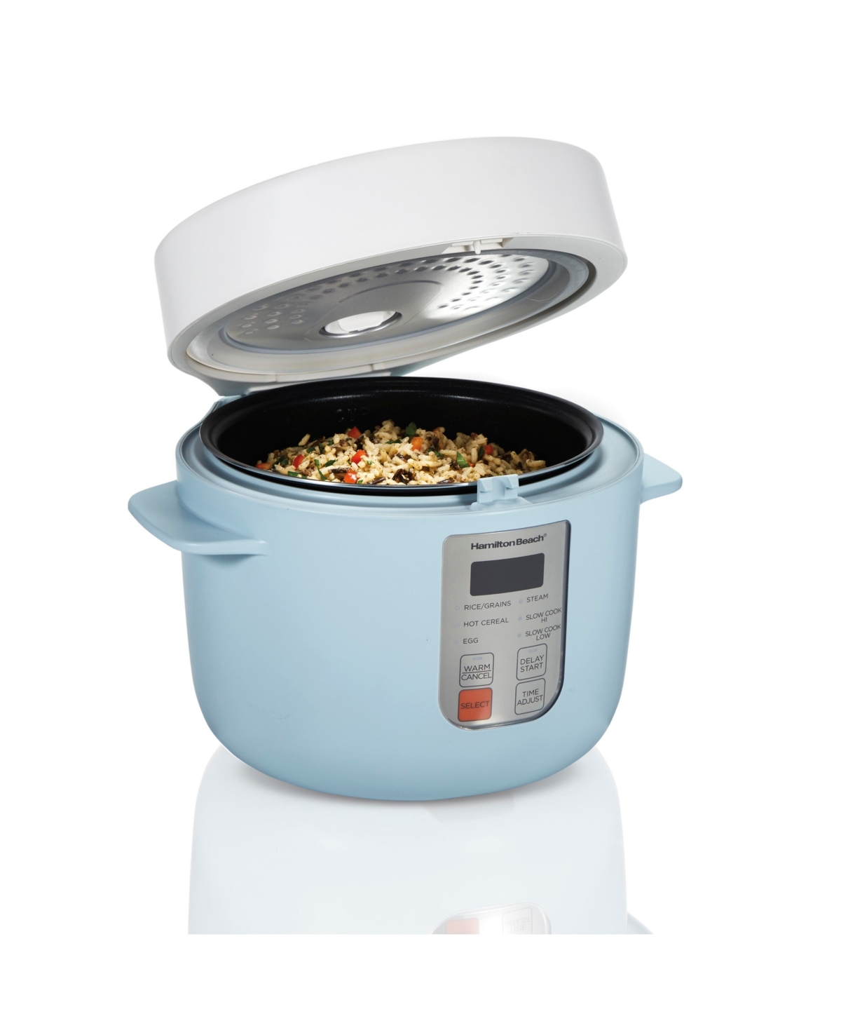 Hamilton Beach 12 Cup Multi Function Rice Cooker In Blue