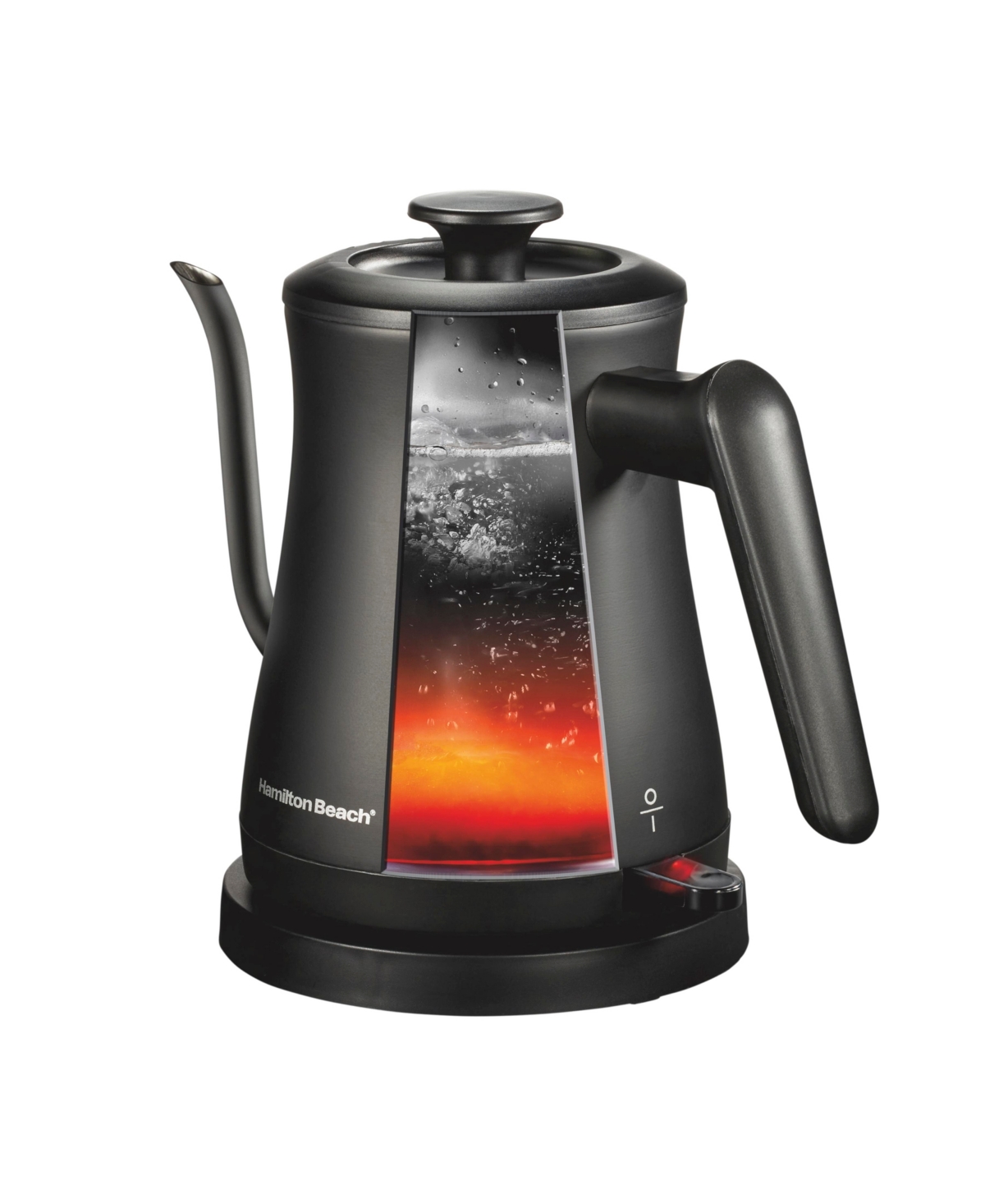 Hamilton Beach Compact Gooseneck Kettle In Black