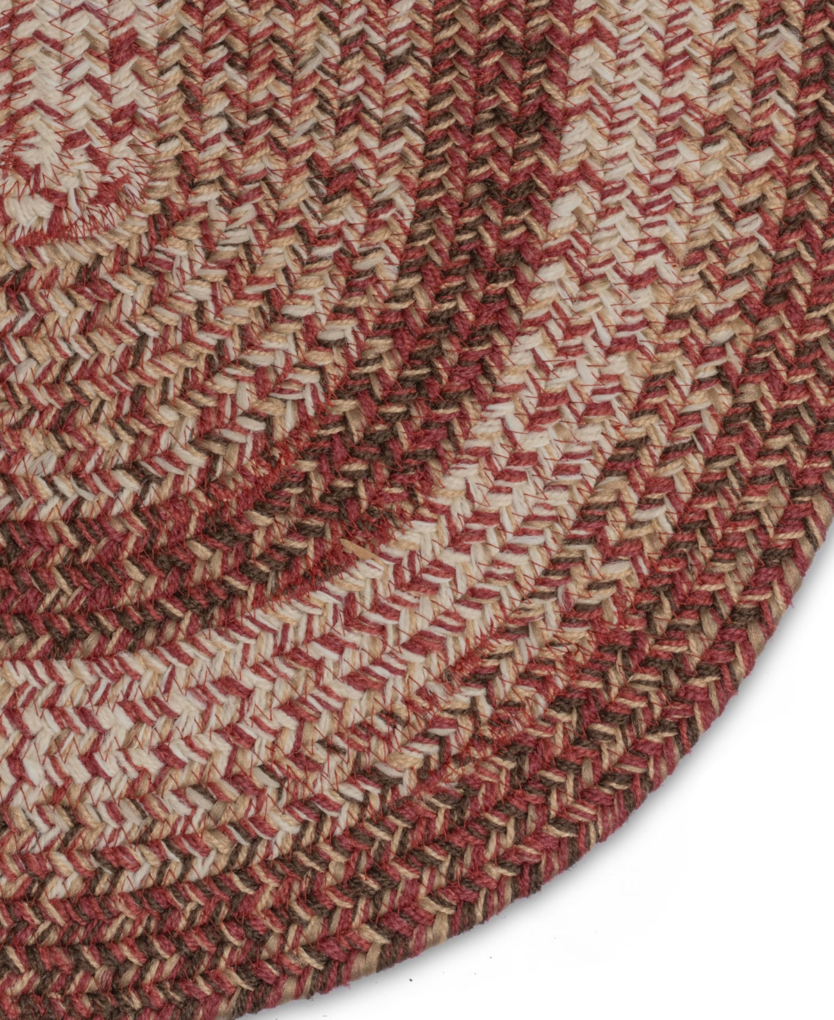 Capel Sturbridge 0223 2'3"x9' Oval Runner Area Rug In Paprika