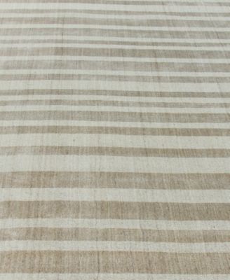 Exquisite Rugs Robin Stripe 3784 Area Rug, 2' X 3' In Taupe