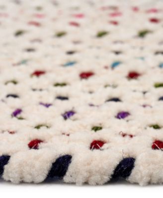 Dramatic Static 0027 2'x8' Oval Runner Area Rug