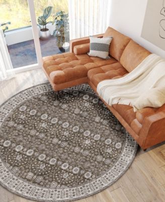 Hatay Washable HY8 8'x8' Round Area Rug