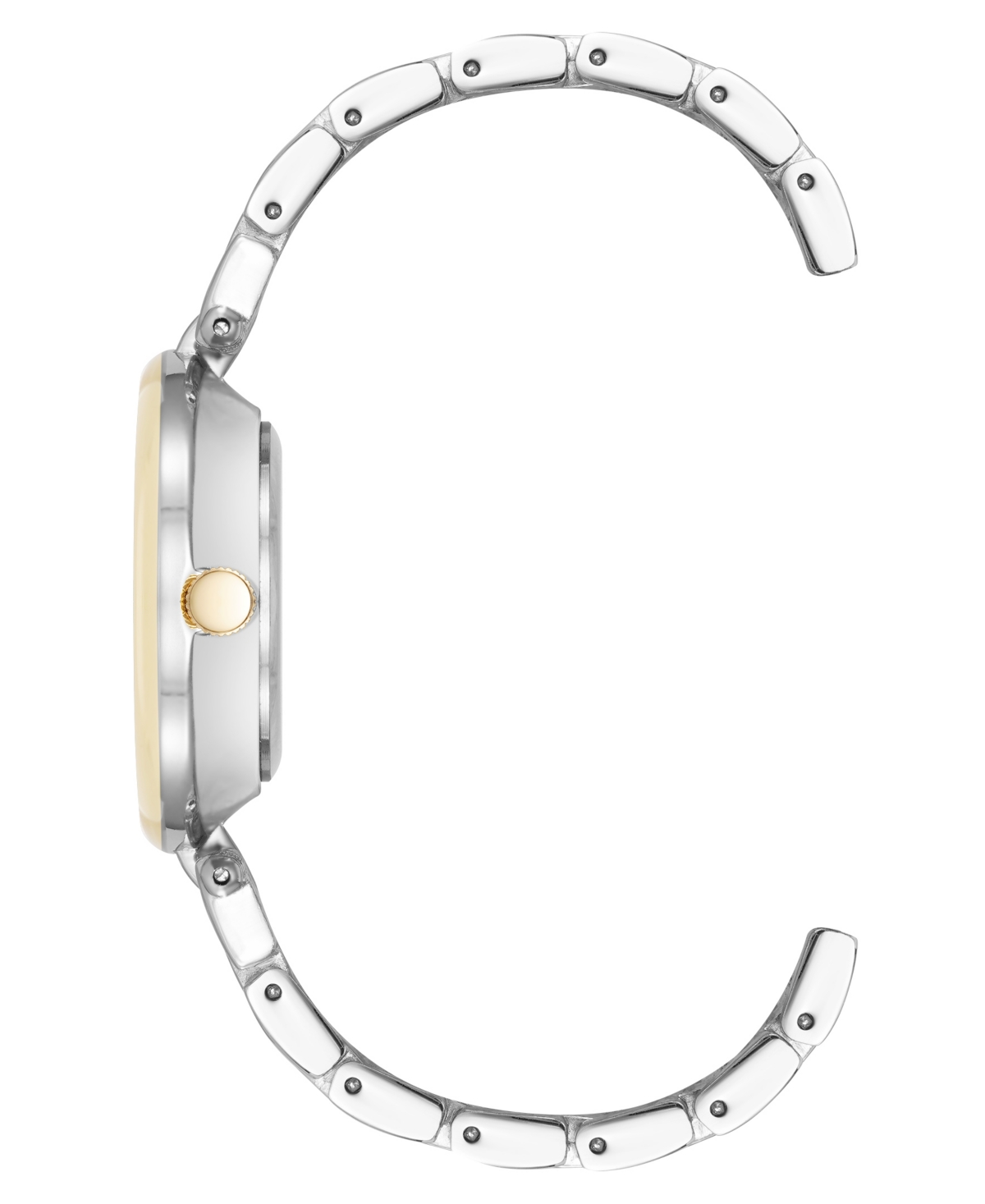 Anne Klein Women's Quartz Everyday Roman Numeral Two-Tone Alloy Metal Watch, - Silver-Tone/Gold-Tone