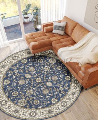 Hatay Washable HY1 8'x8' Round Area Rug