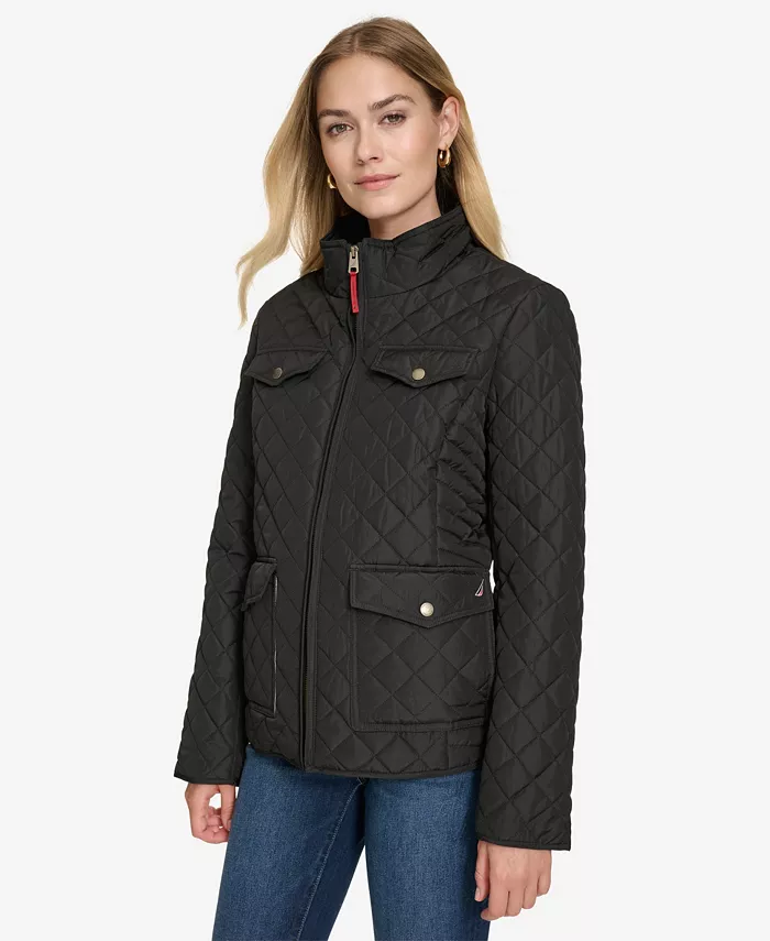 Nautica Women's Solid Quilted Jacket - thumbnail 9