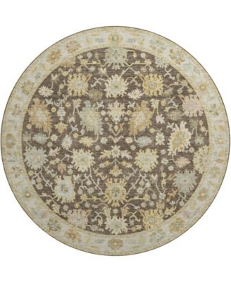 Hatay Washable HY2 8'x8' Round Area Rug