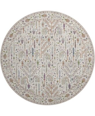 Hatay Washable HY5 8'x8' Round Area Rug