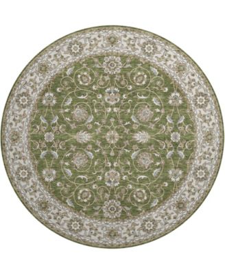 Hatay Washable HY1 8'x8' Round Area Rug