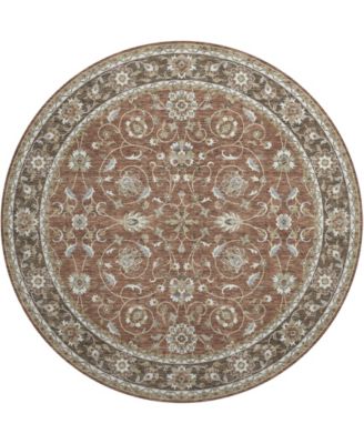 Hatay Washable HY1 8'x8' Round Area Rug