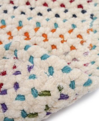 Dramatic Static 0027 2'3"x9' Runner Area Rug