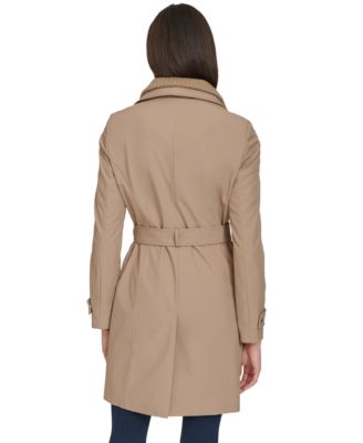 Calvin Klein Women's Belted Wrap Coat - Macy's