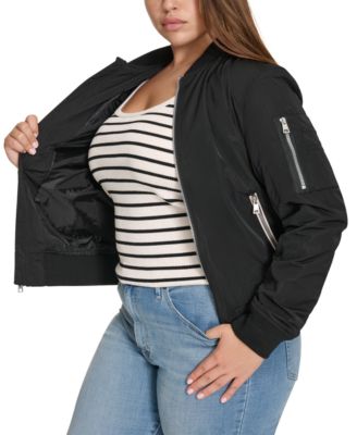 Trendy Plus Size Melanie Bomber Jacket