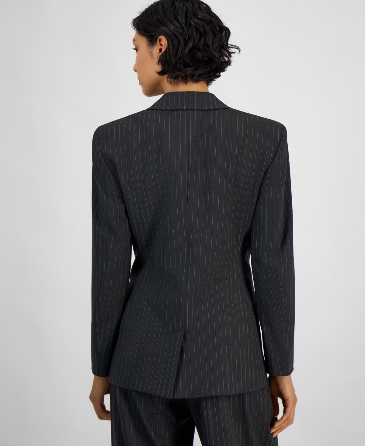 Hugo Boss Regular-fit Blazer In Pinstripe Stretch Material In Open Misc
