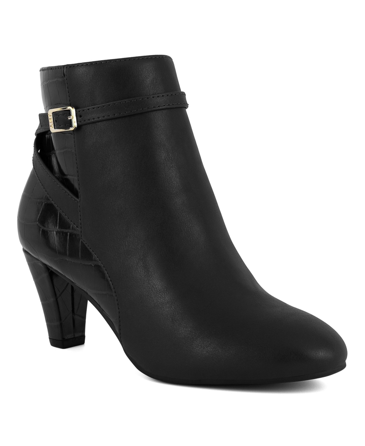 Jones New York Women's Helini Round Toe Heeled Dress Booties In Black