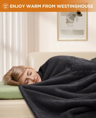 Heated Flannel Blanket, King