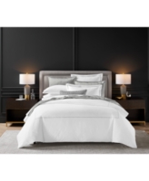 Hotel Collection Italian Percale 3-Pc. Duvet Cover Set, Full/Queen, Exclusively at Macy's - Silver