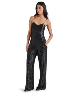 Steve Madden - Women's Glitterine Sequined Jumpsuit
