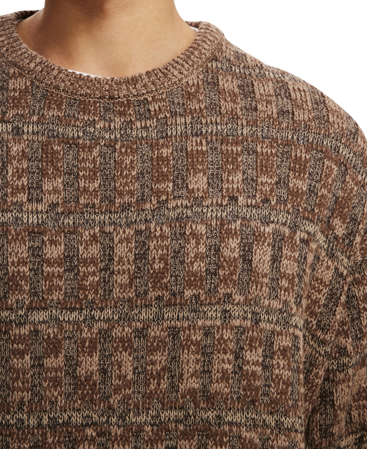 COTTON ON MEN'S GARAGE KNIT SWEATER 