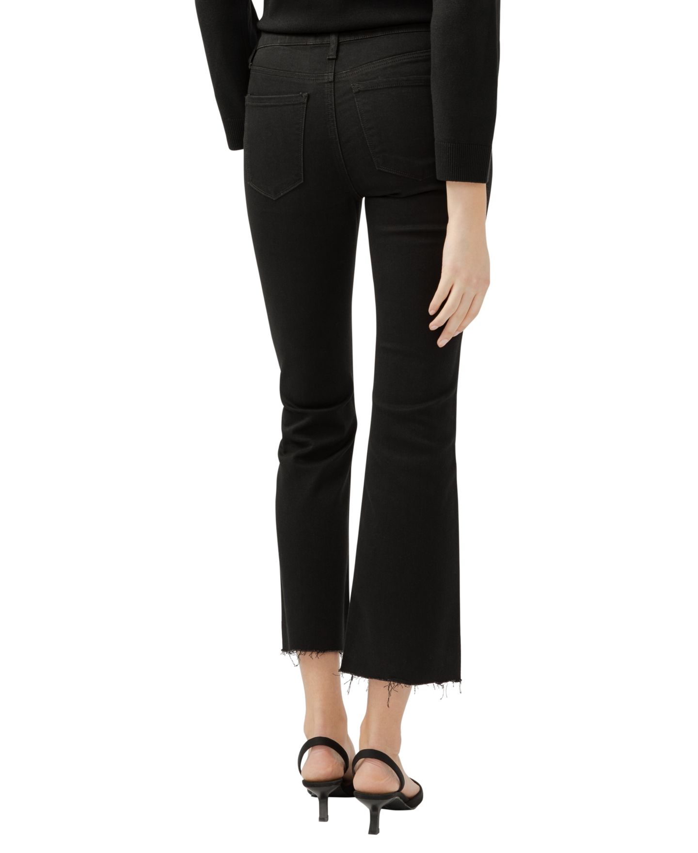 Женские джинсы Silver Jeans Co. Suki Mid Rise Curvy Fit Kick Flare, цвет: Чёрный — фото 2