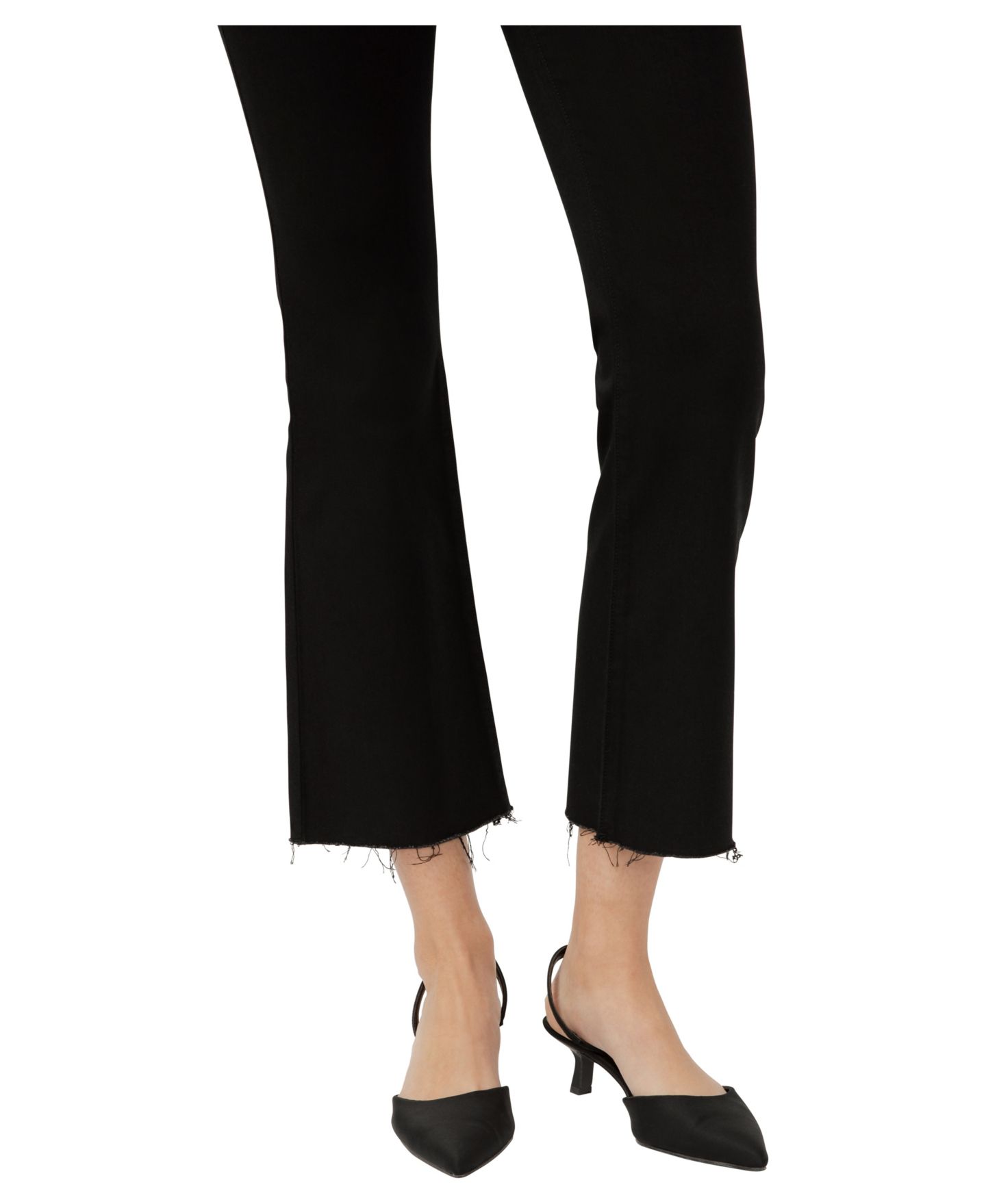 Женские джинсы Silver Jeans Co. Suki Mid Rise Curvy Fit Kick Flare, цвет: Чёрный — фото 8