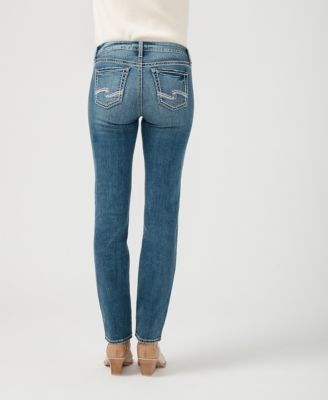 Women's Suki Mid Rise Curvy Fit Straight Jeans