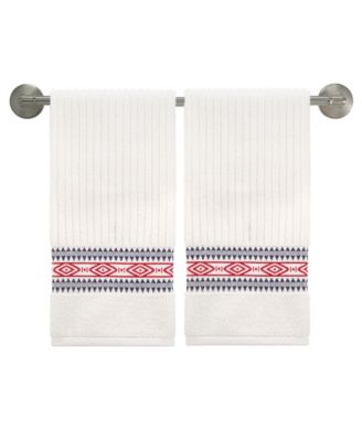 Holiday Cotton 2-Pack Hand Towel Set, 16" x 28"