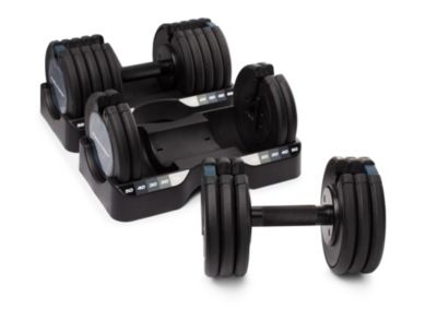 Set of Two 50 Lb. Adjustable Dumbbells