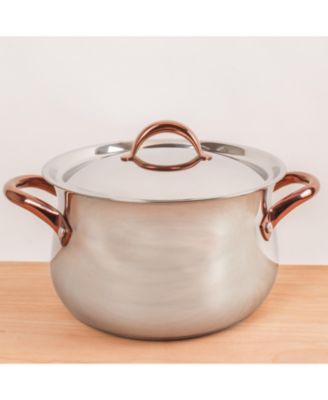 Stainless Steel 9.5" Ouro Gold Stockpot with Stainless Steel Lid