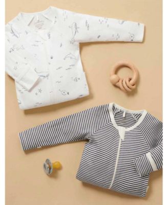 Baby Boys 2 Pack Zip Coverall