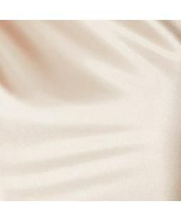 Women's Satin Maxi Chain Dress, Large, Beige/Khaki