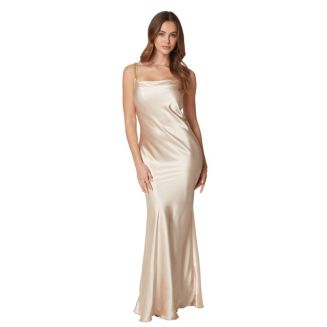 maxi dress short Women's Pleated Petal Maxi Dress, Green