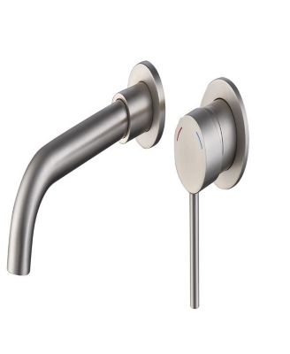 Wall-Mount Faucet for Bathroom Sink or Bathtub, Stylish and Space-Saving Design