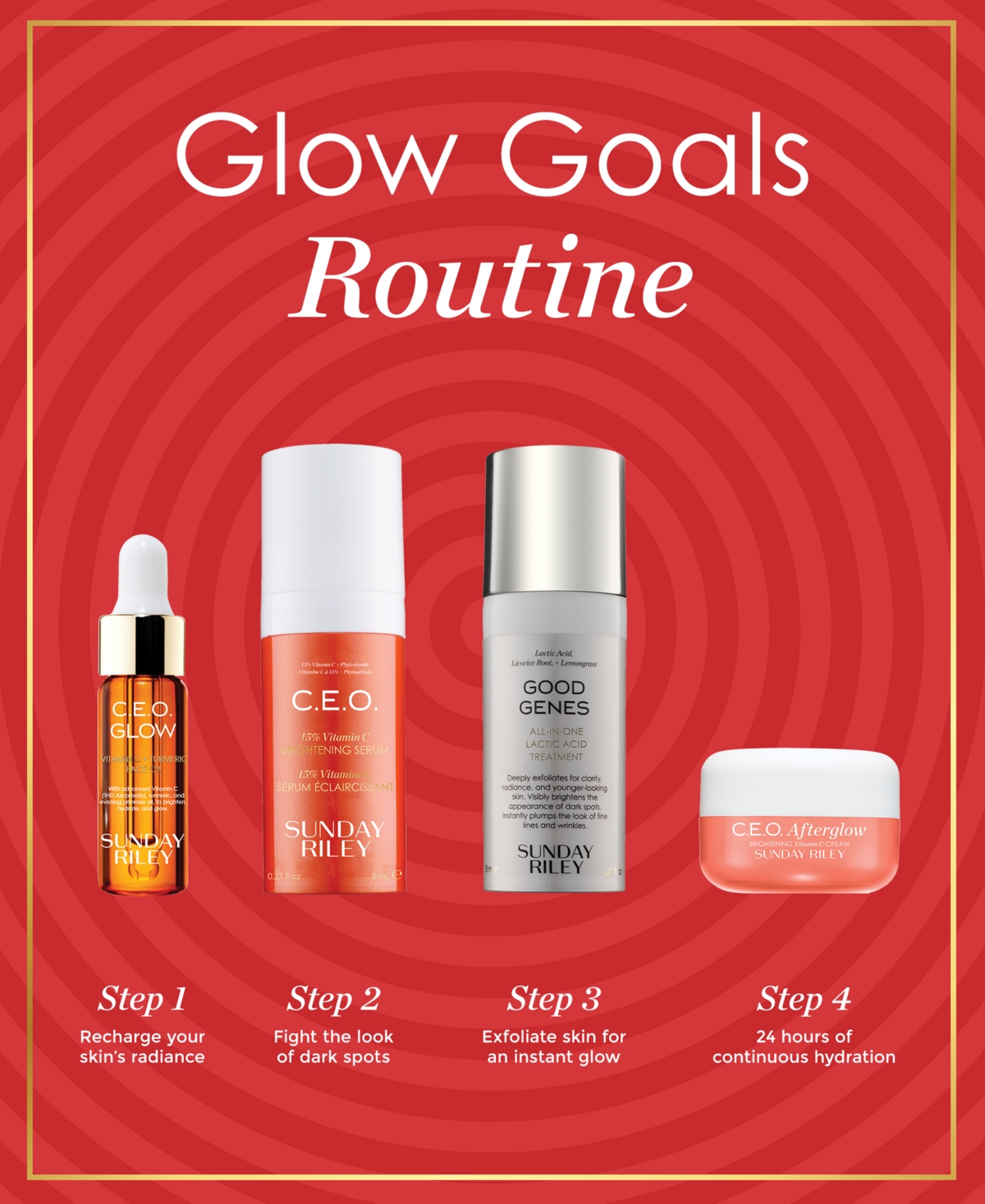 Sunday Riley 4-Pc. Glow Goals Skincare Set