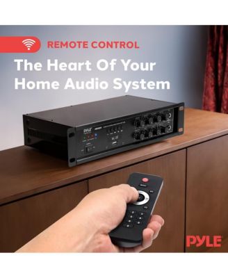 Wireless Bluetooth Home/PA Mixing Amplifier With USB Playback, Micro SD Card Reader, Optical/Coaxial Inputs, 500 Watt