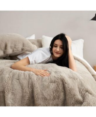 Oversized Comforter Set - Chunky Bunny - Stone Taupe