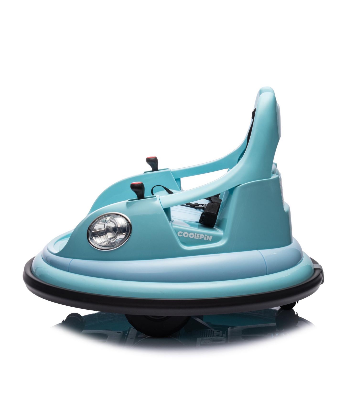 Детская игрушка Streamdale Furniture 12V Remote Control Bumper Car with LED Lights & Bluetooth, Ages 2+, цвет: Синий — фото 9