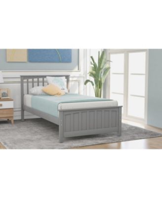 Wood Platform Bed Twin size Platform Bed