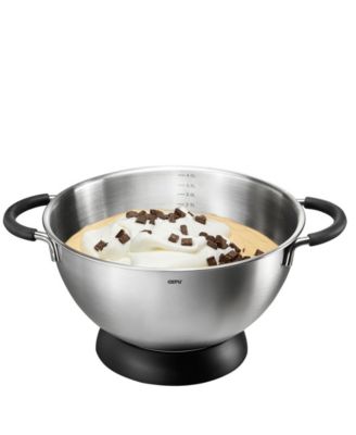 Stainless Steel 4.25 Quart Mixing Bowl with Silicone Base Ring