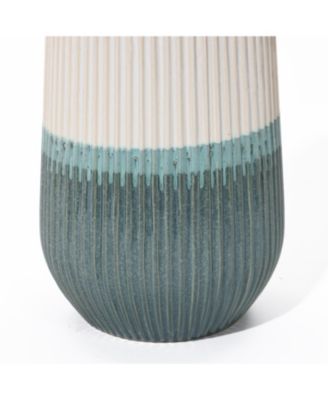 Earth Tones Ombre Stoneware Vase